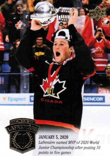 2020-21 Upper Deck Alexis Lafrenière Collection Hockey Cards 2