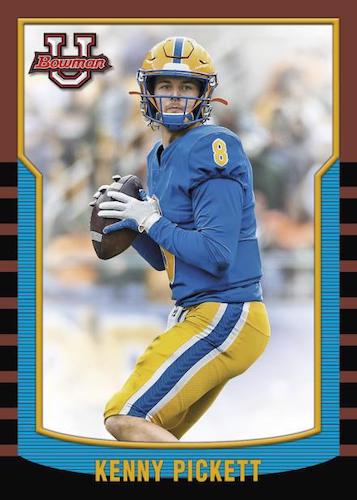 2021-22 Bowman University Football Cards Checklist 2