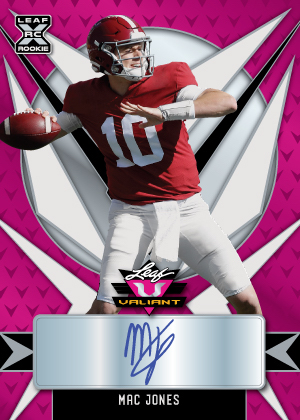 2021 Leaf Valiant Football Cards Checklist 1