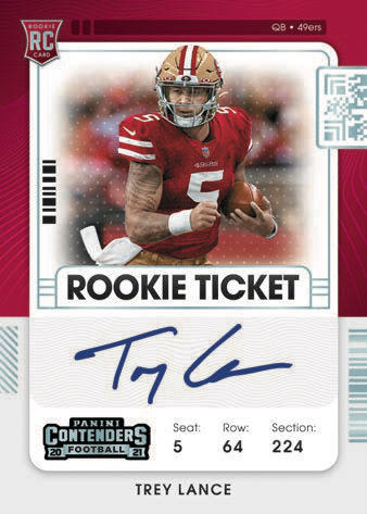 2021 Panini Contenders Football Cards Checklist with Rookie Ticket SP/SSP Info 5