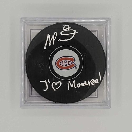 Alexander Romanov Autographed Official Puck | Stakk