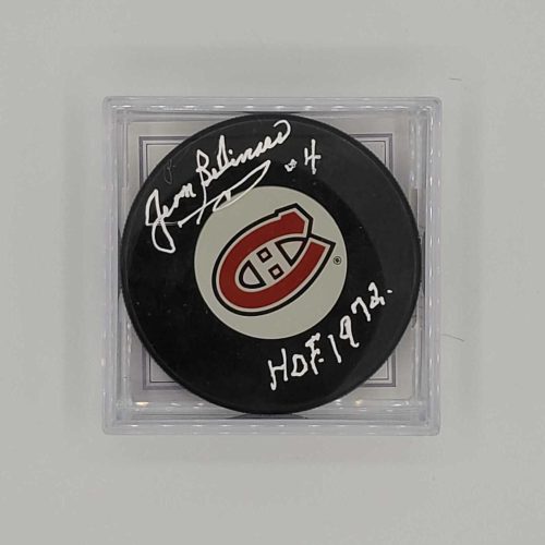 Jean Beliveau Autographed Official Puck | Stakk