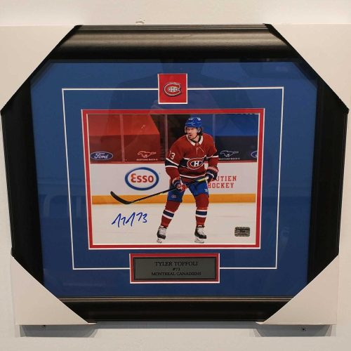 Tyler Toffoli Autographed Photo 8x10 Framed | Stakk