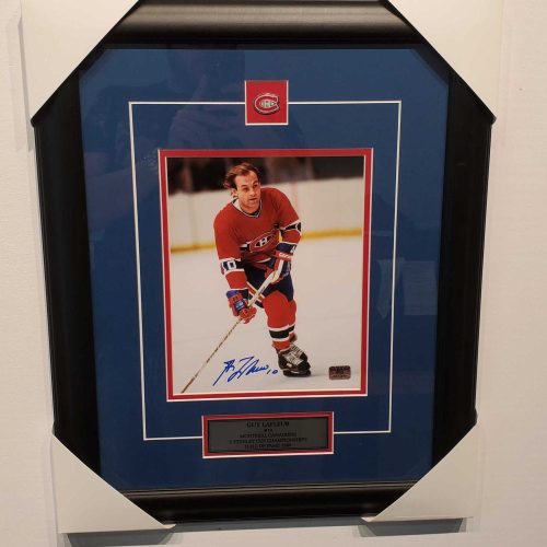 Guy Lafleur Autographed Photo 8x10 Framed | Stakk