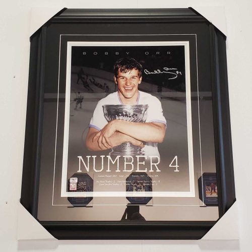 Bobby Orr Autographed Photo 16x20 Framed | Stakk